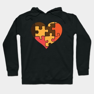 Puzzle heart Hoodie